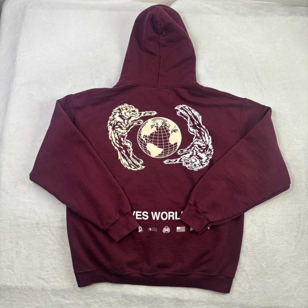 Darc Sport Final Drop 2020 Red Pullover LS Fleece Hoodie Men's Medium